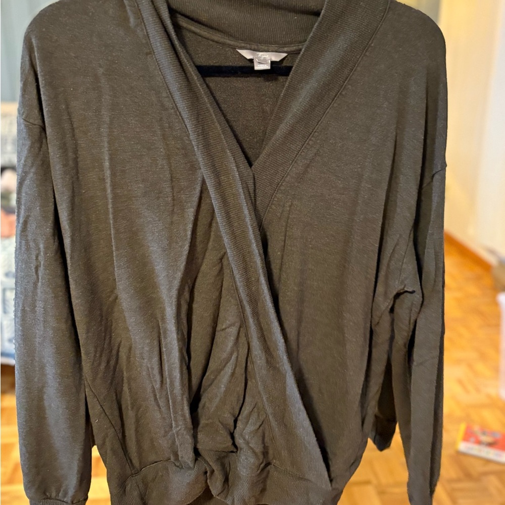 Thyme Maternity Pink and Black Nursing Sweaters - Picture 2 of 7